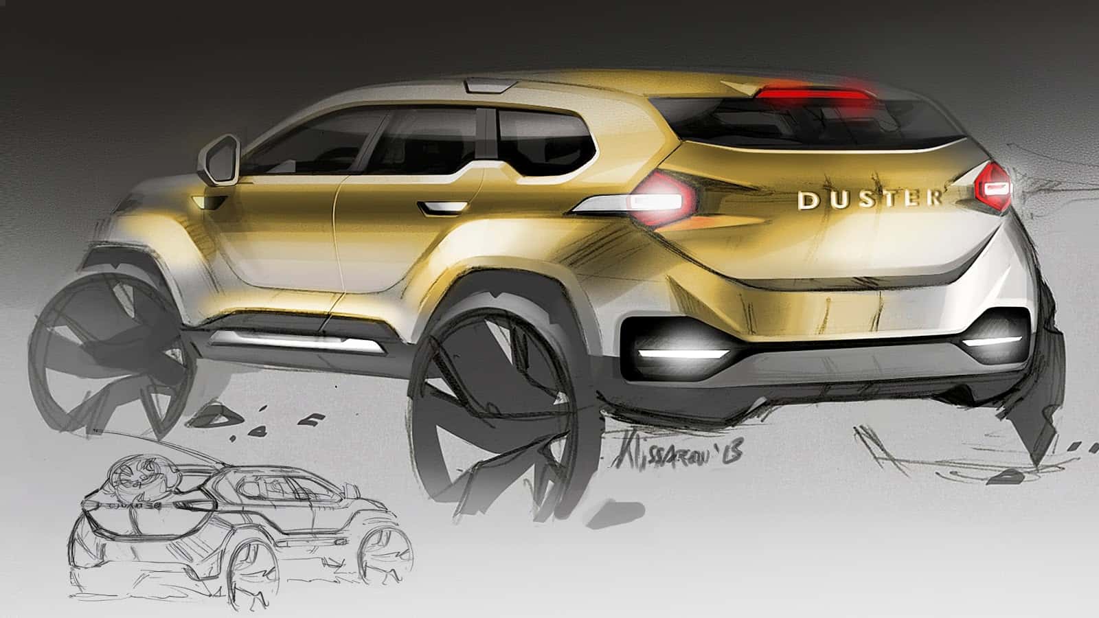 Renault Duster Sketch